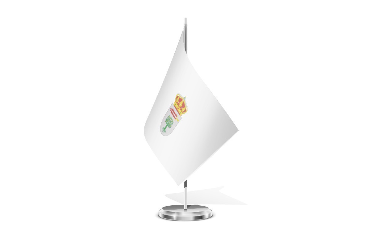 Bandera de mesa de Robledillo de la Vera
