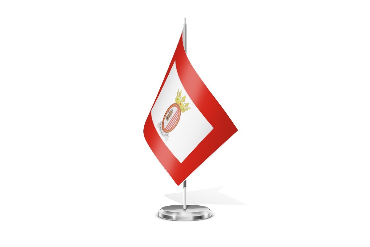 Bandera de mesa de Sangüesa