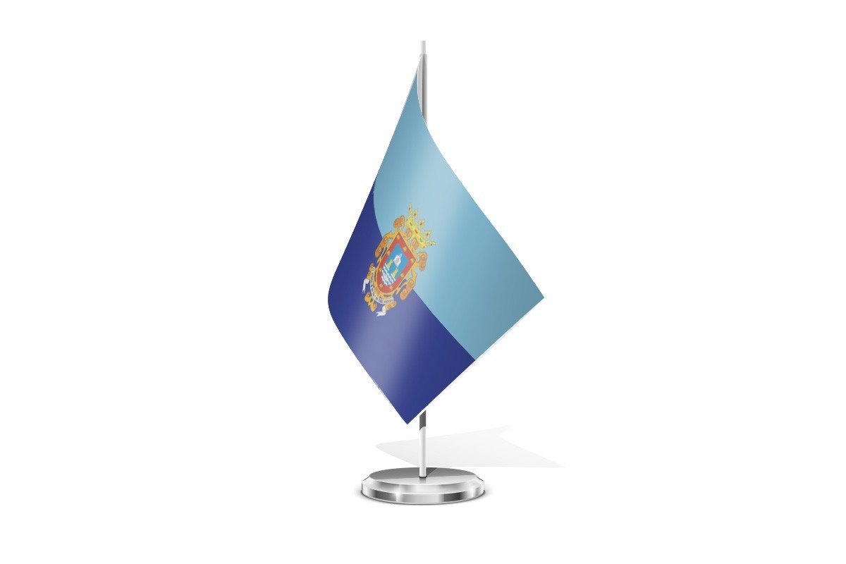 Bandera de mesa de San Javier