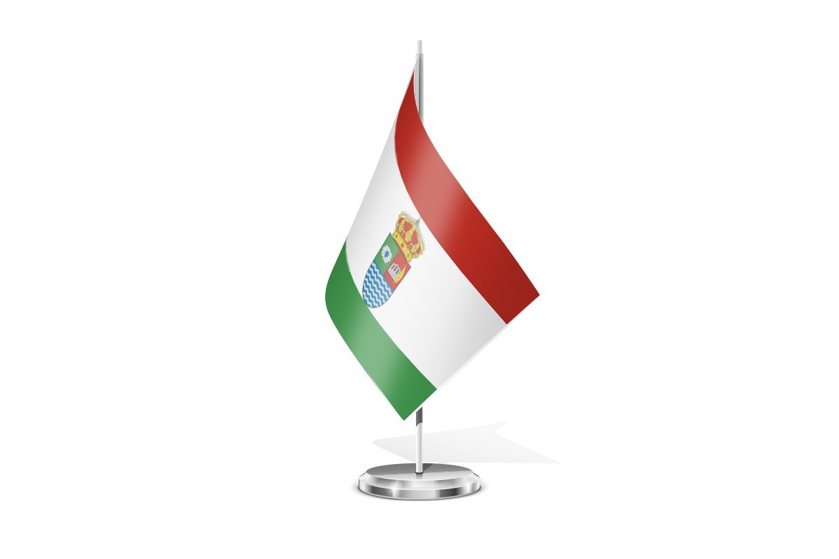 Bandera de mesa de Santa Amalia