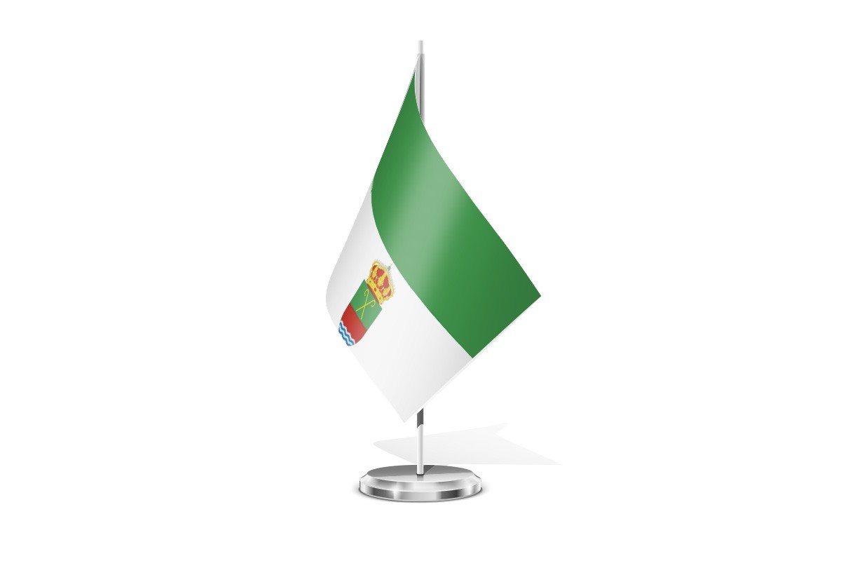 Bandera de mesa de Santa Ana