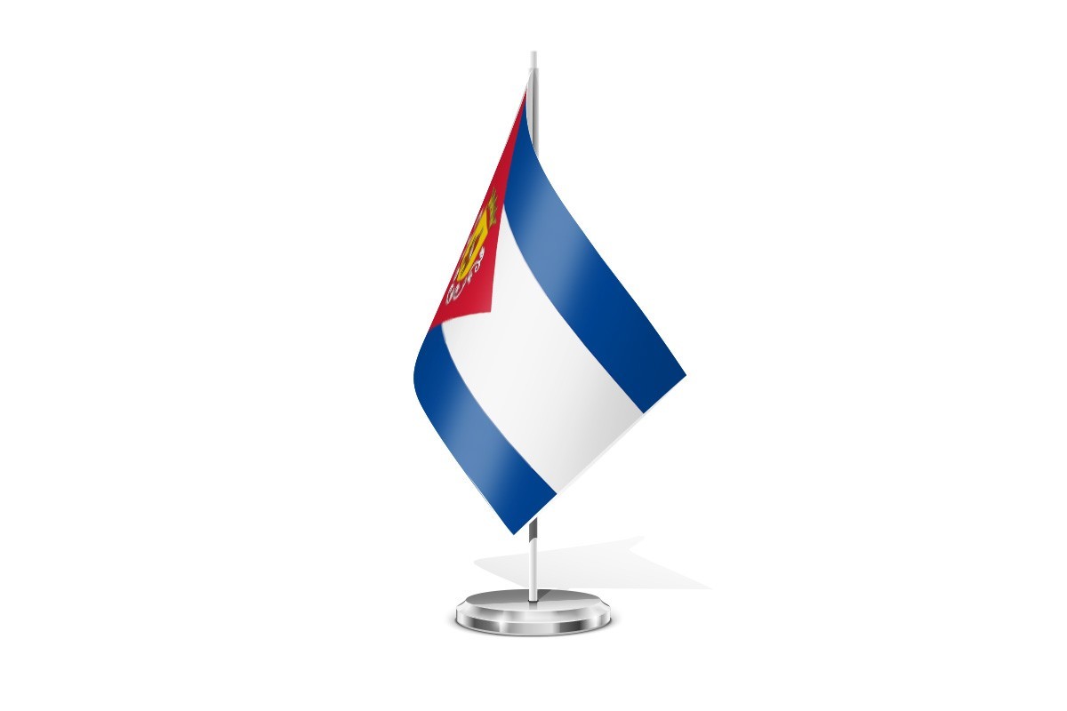 Bandera de mesa de Sesma