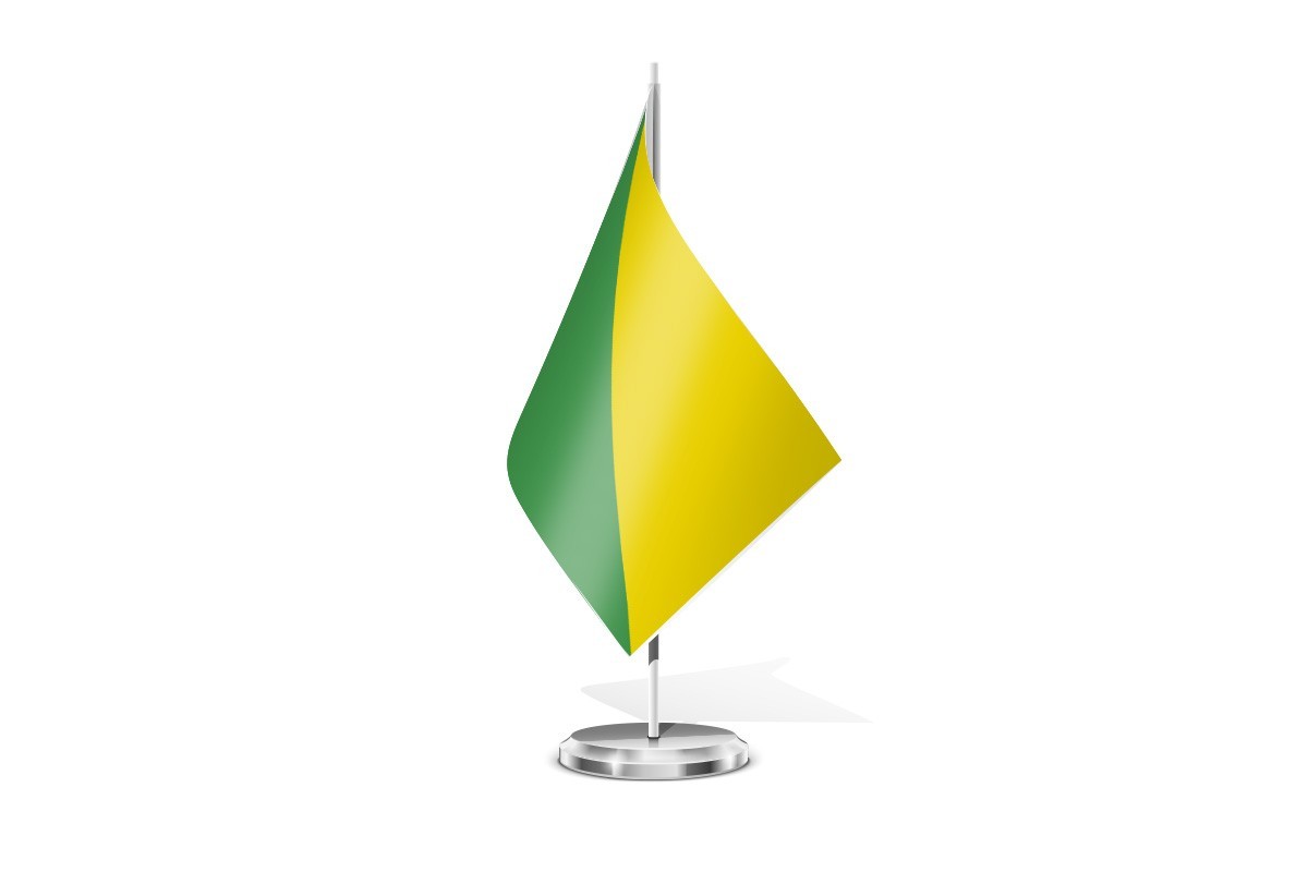 Bandera de mesa de Solana de los Barros