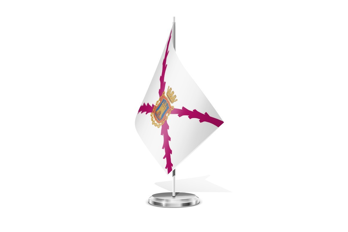 Bandera de mesa de Tafalla