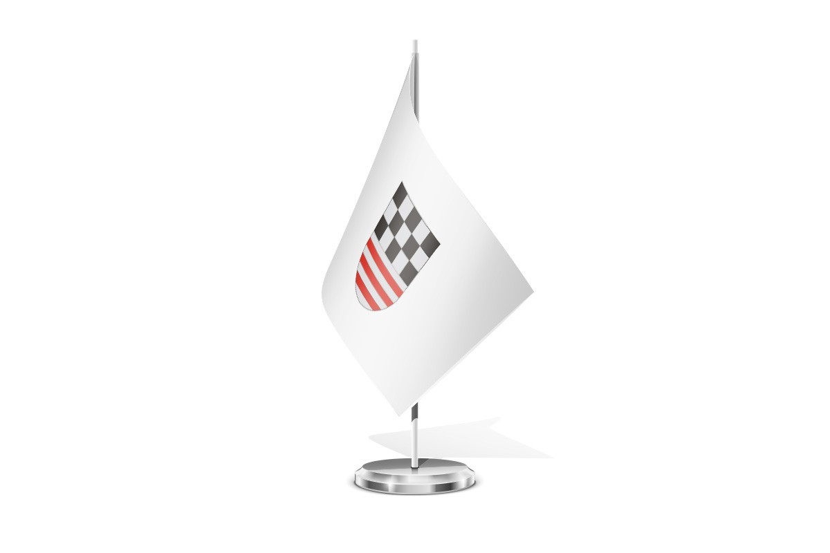 Bandera de mesa de Tiebas