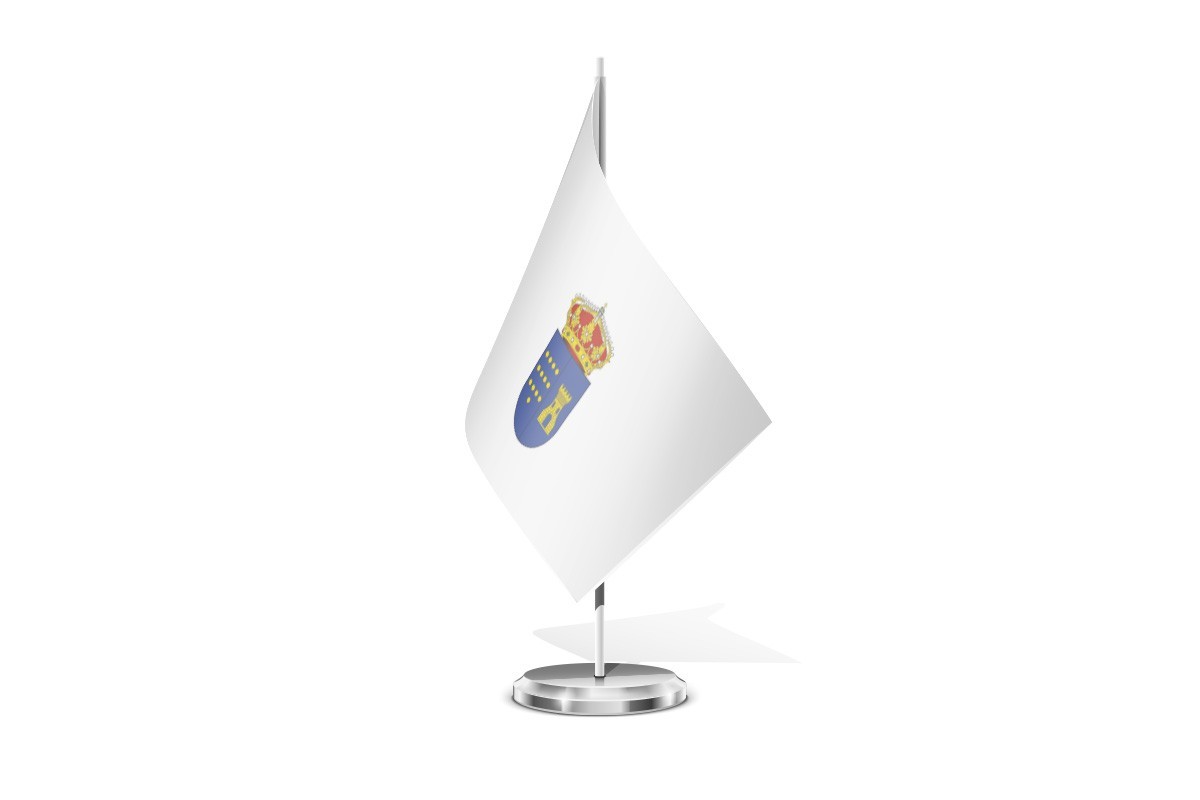 Bandera de mesa de Torres de Cotillas