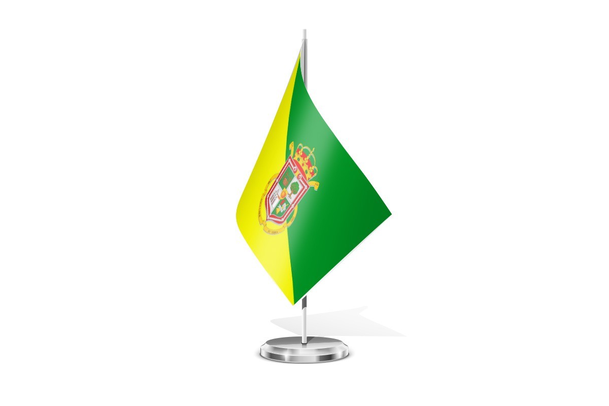 Bandera de mesa de Valleseco Bandera de mesa de Valleseco
