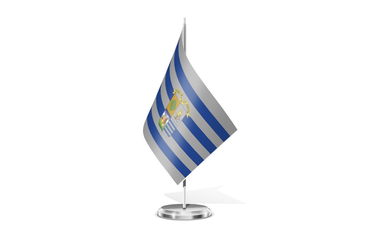 Bandera de mesa de Villanueva de la Serena