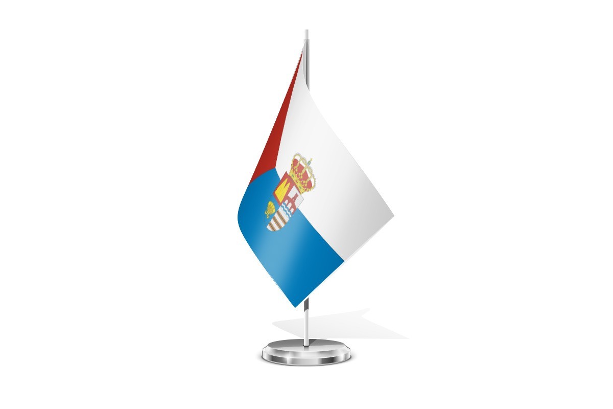 Bandera de mesa de Villarta de los Montes