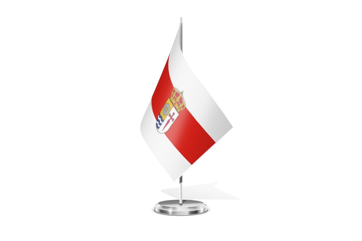 Bandera de mesa de Arroyomolinos de León