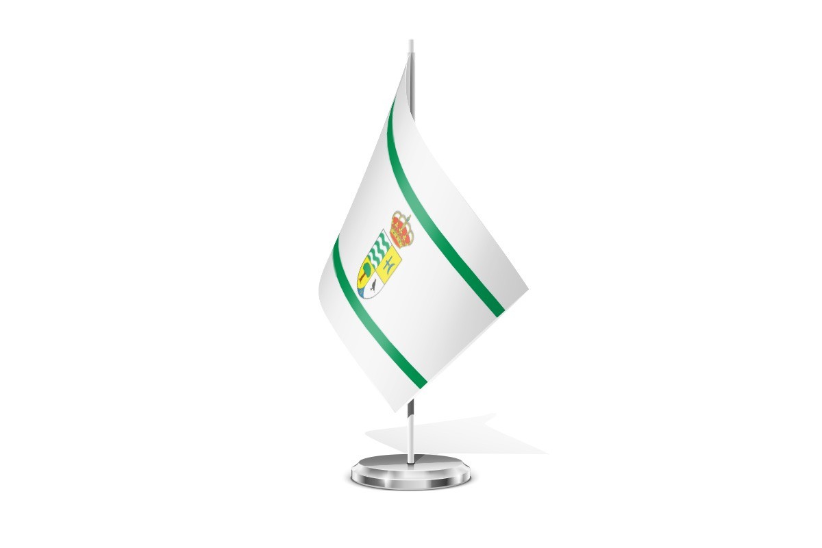 Bandera de mesa de Benalauría