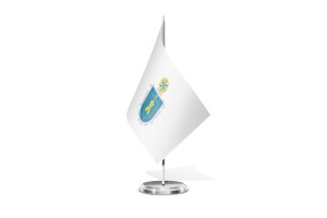 Bandera de mesa de Cortes 123