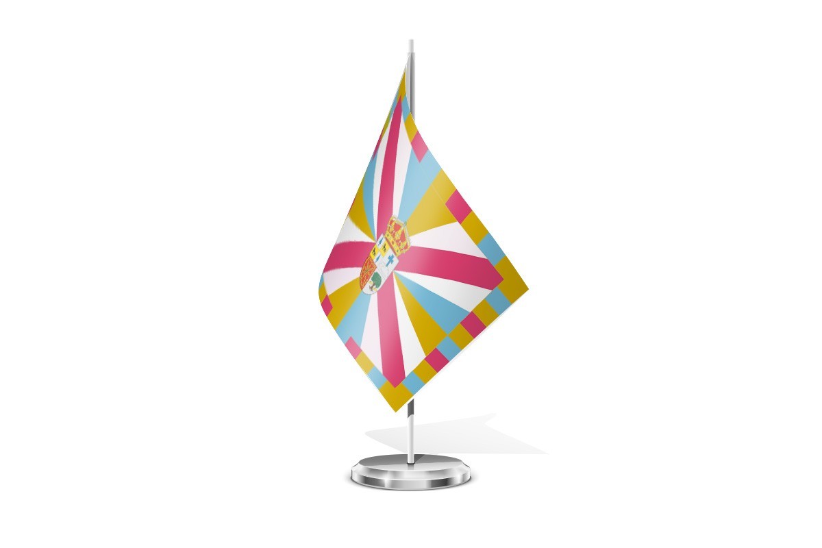 Bandera de mesa de Lesaka