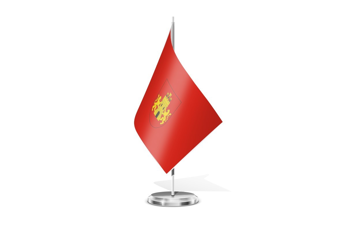 Bandera de mesa de Miranda de Arga