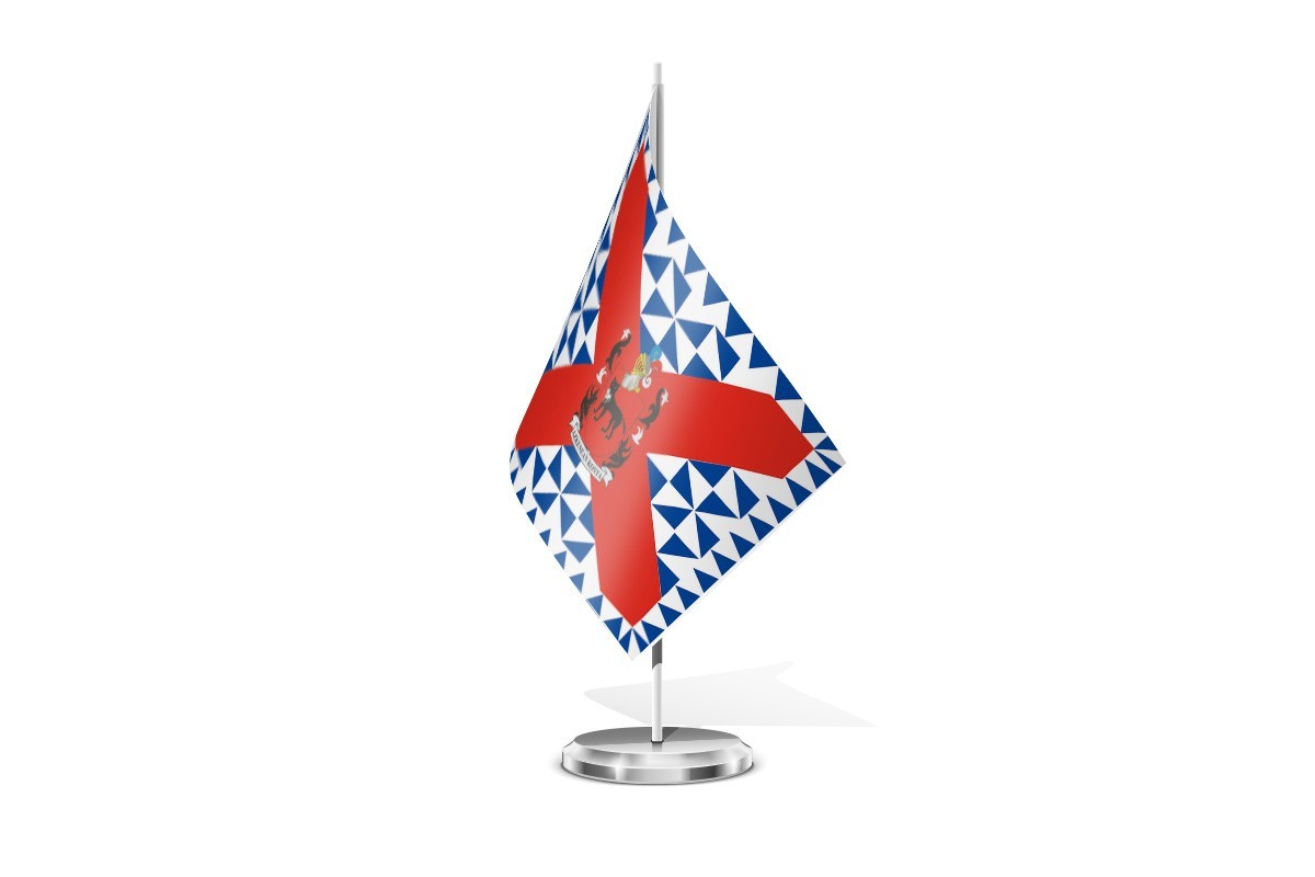Bandera de mesa de Ochagavía
