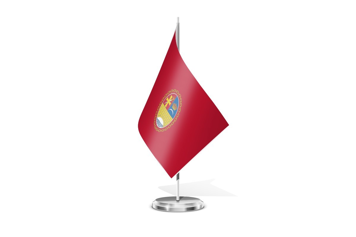 Bandera de mesa de Ribaforada