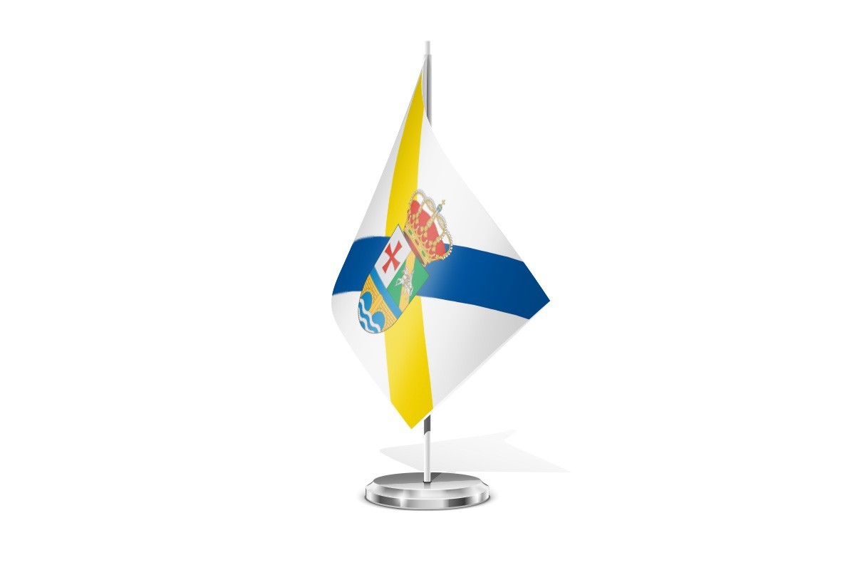 Bandera de mesa de Villamediana de Iregua