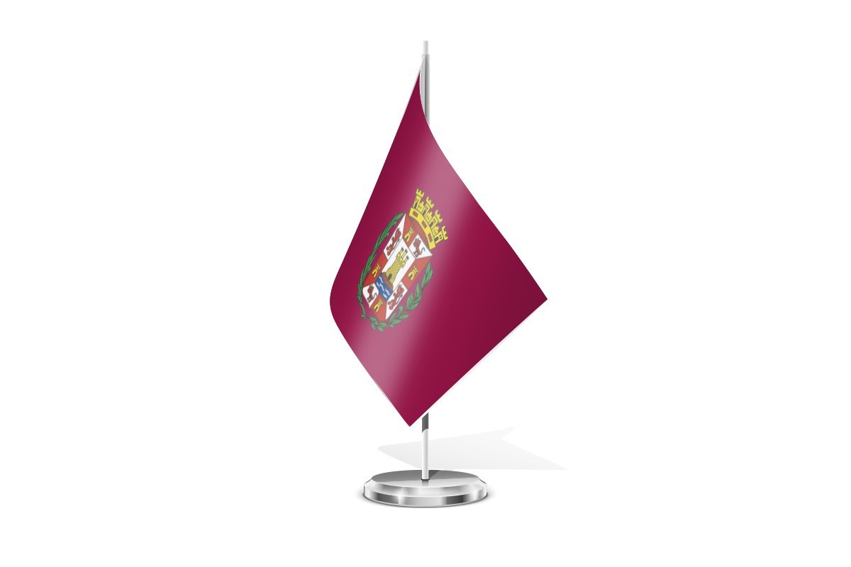 Bandera de mesa de Cartagena