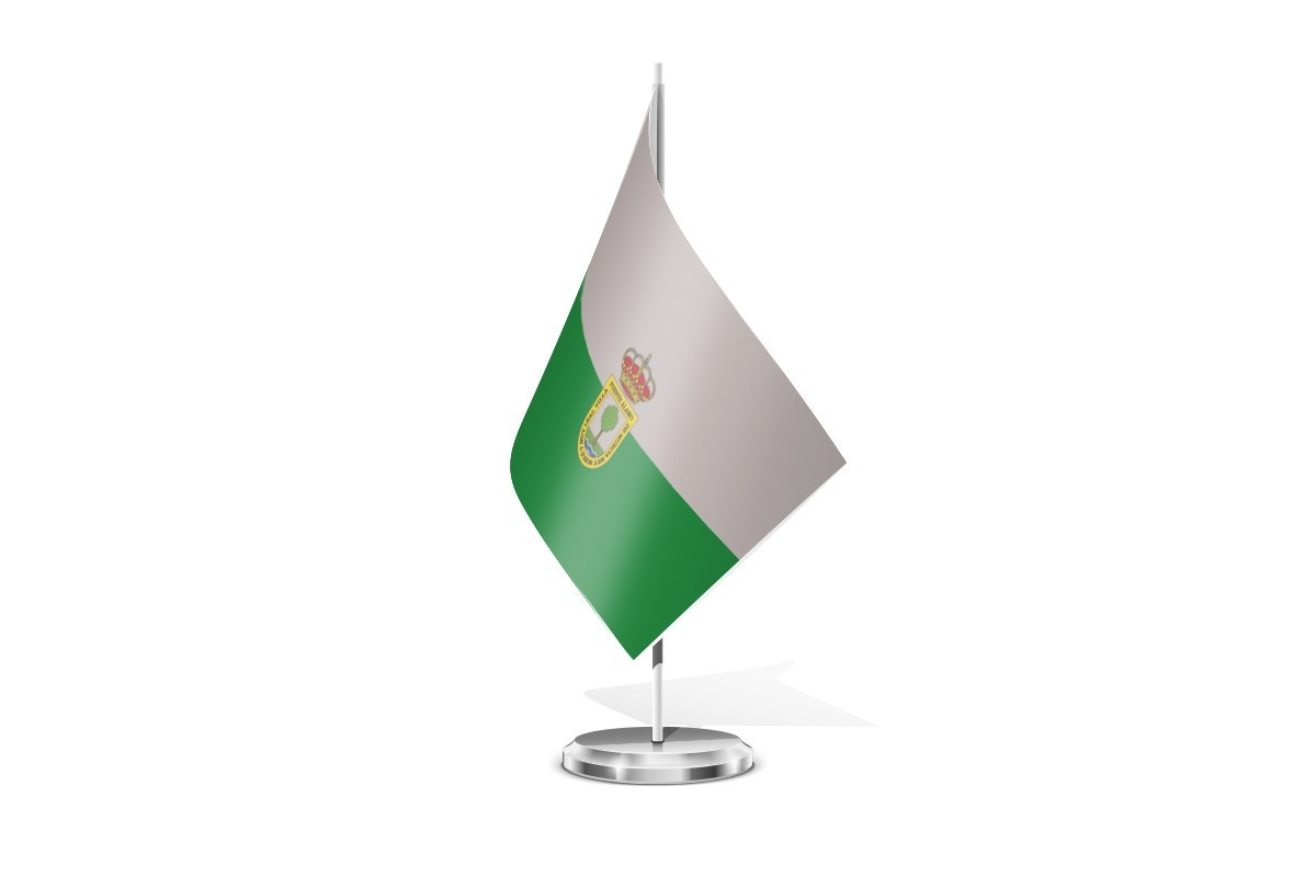 Bandera de mesa de Fuente Álamo de Murcia
