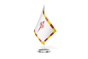 Bandera de mesa de Totana 123