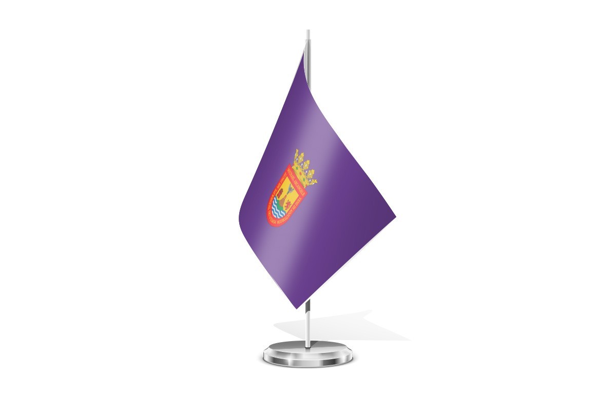 Bandera de mesa de San Cristóbal de La Laguna