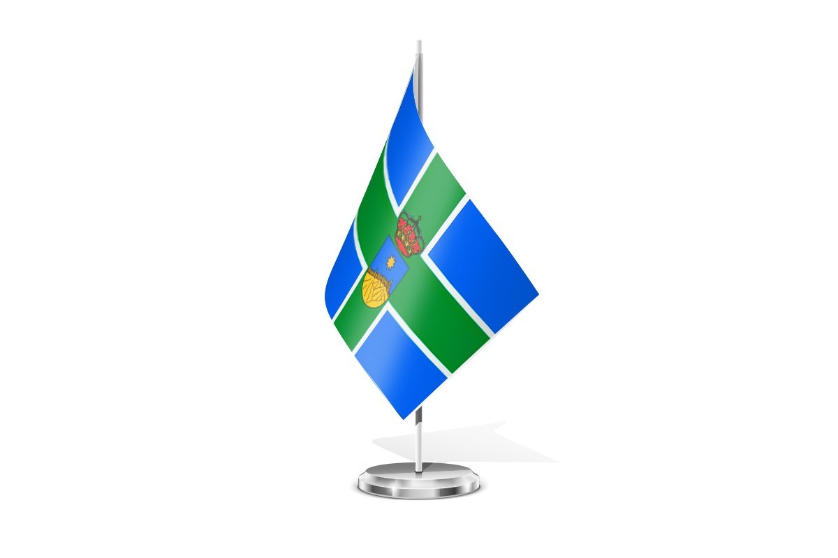 Bandera de mesa de Tejeda