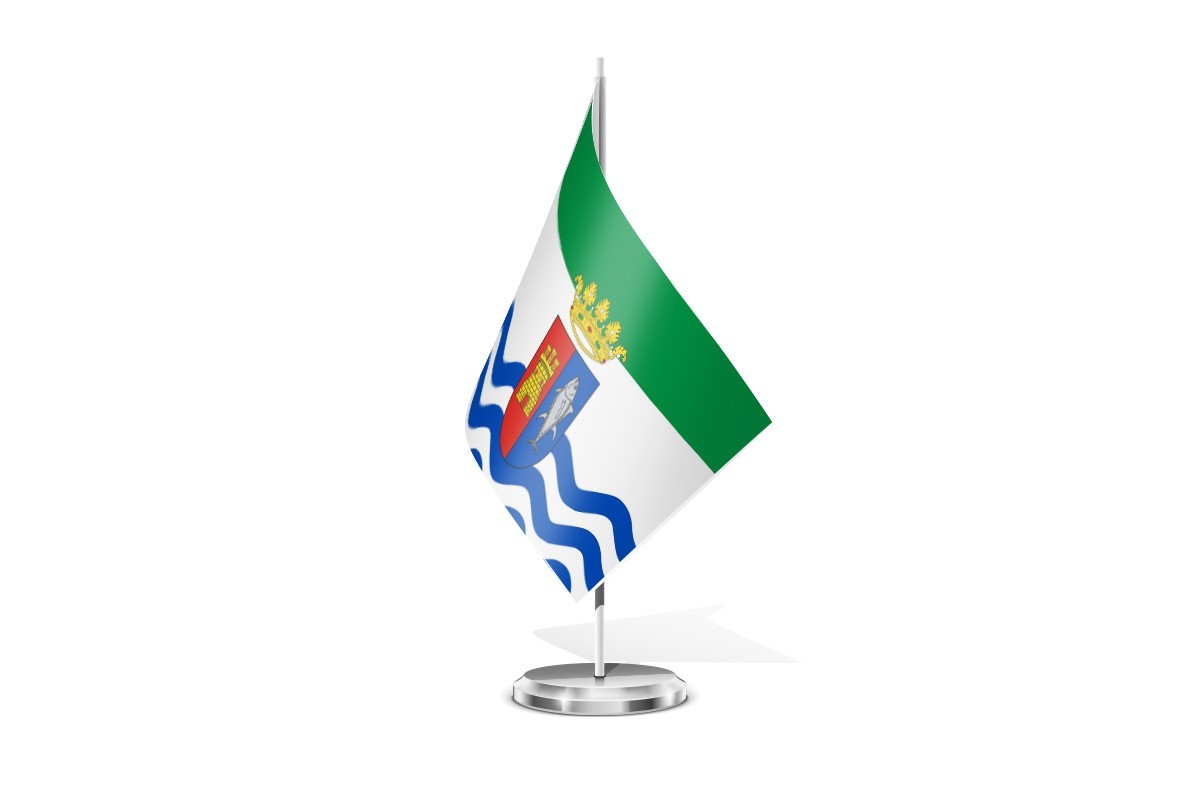 Bandera de mesa de Conil de la Frontera
