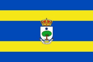 Bandera de mesa de Chucena Bandera de mesa de Chucena