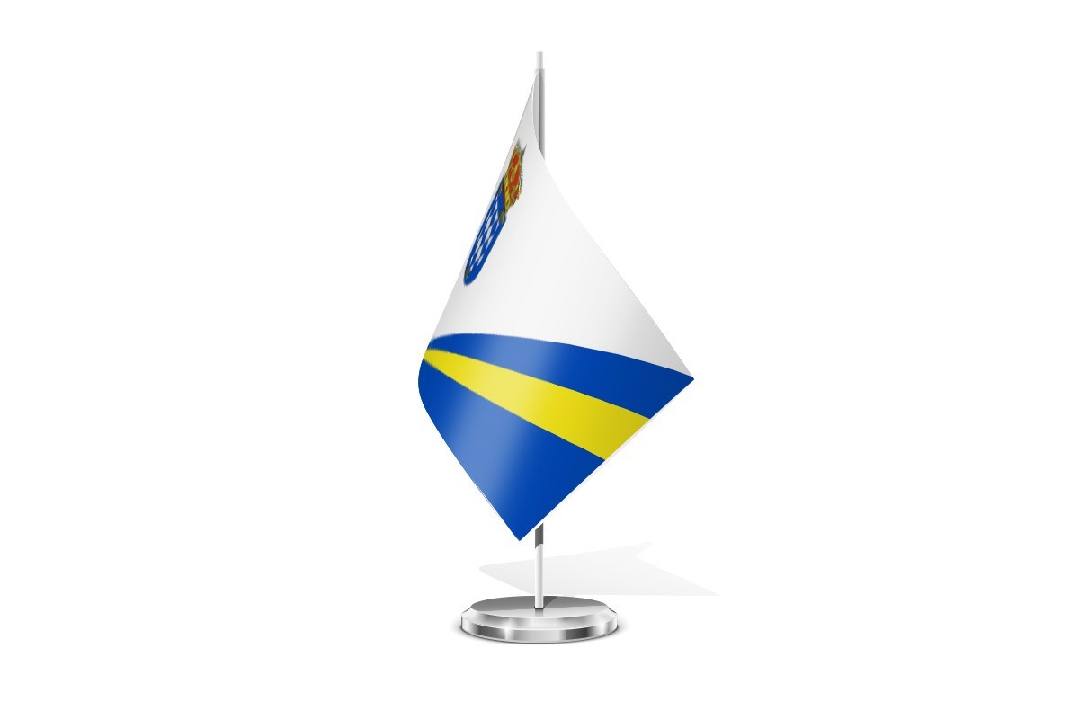 Bandera de mesa de Fines