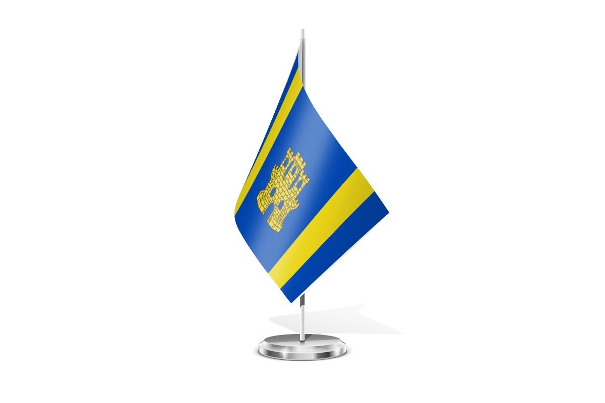 Bandera de mesa de Guardia de Jaén