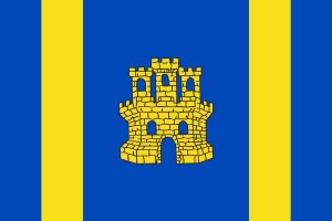 Bandera de mesa de Guardia de Jaén