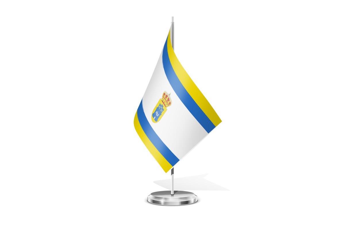 Bandera de mesa de Hinojales