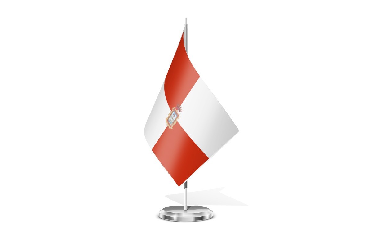 Bandera de mesa de Huesa