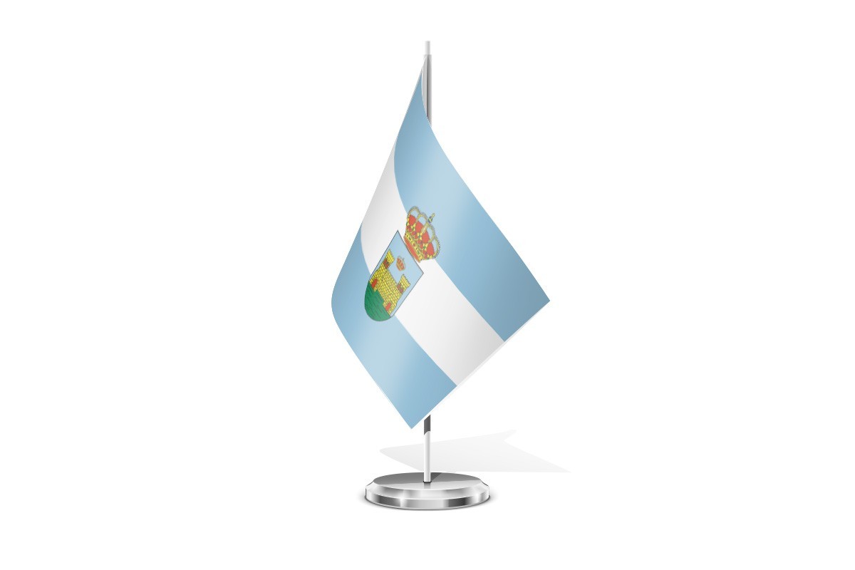 Bandera de mesa de Línea de la Concepción