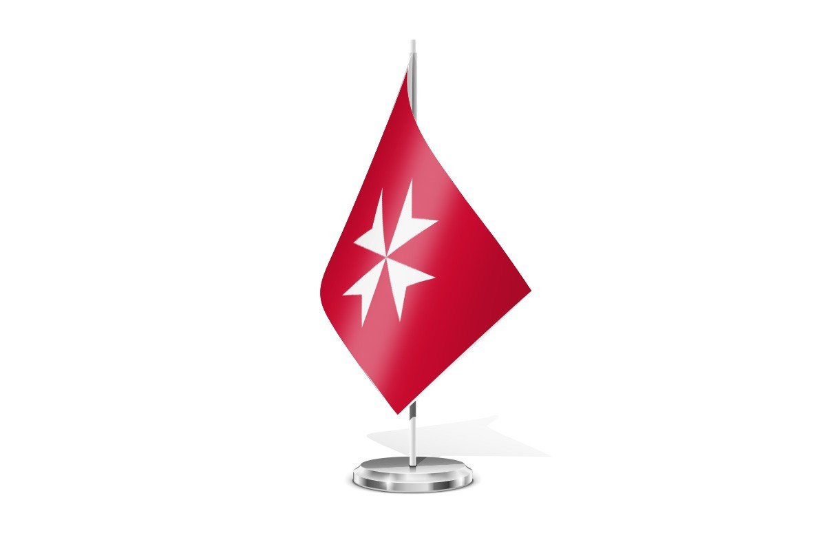 Bandera de mesa de Lora del Río