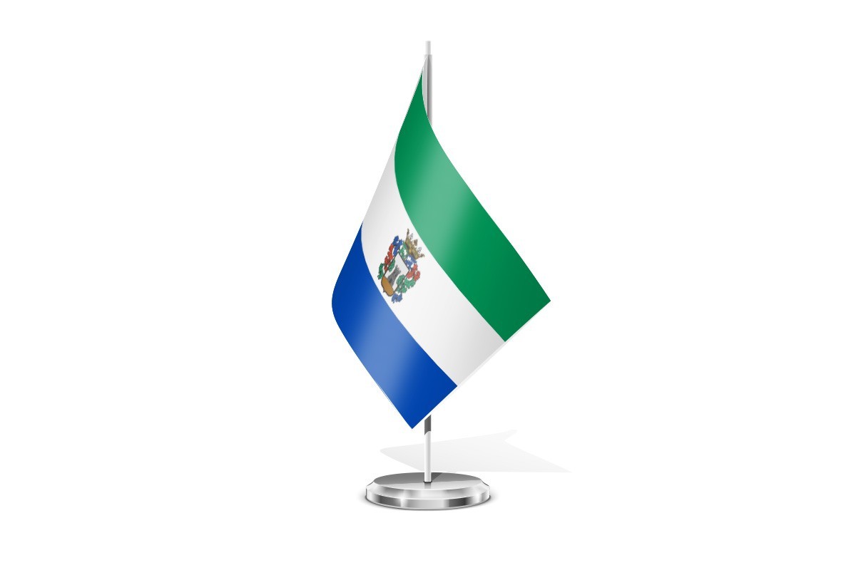 Bandera de mesa de Mijas