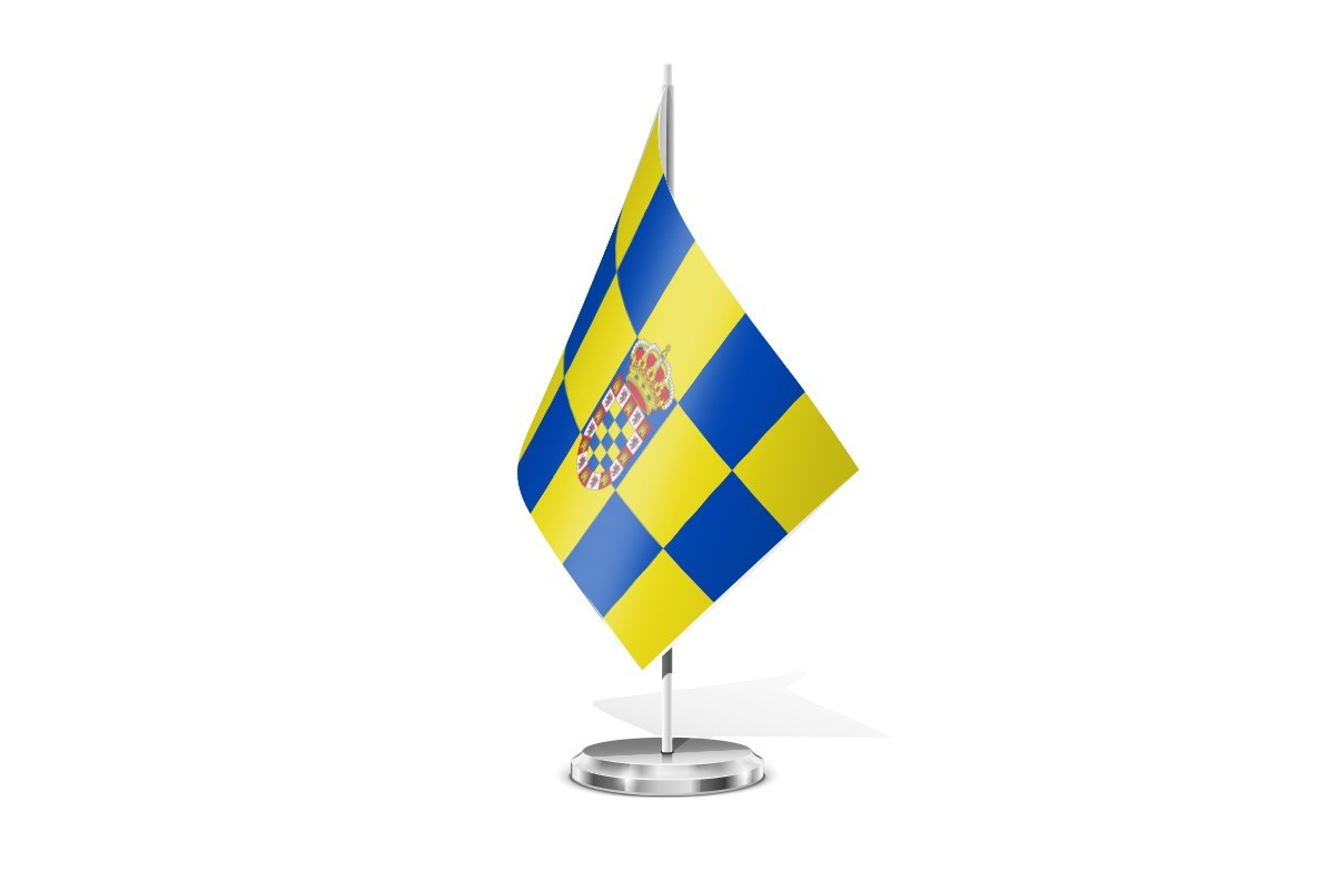 Bandera de mesa de Moguer