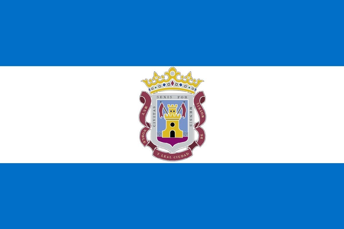 Bandera de mesa de Motril