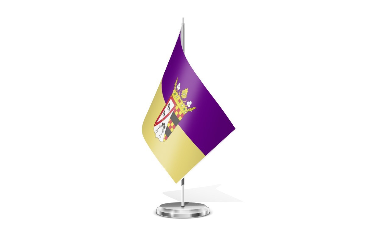 Bandera de mesa de Pedro Abad