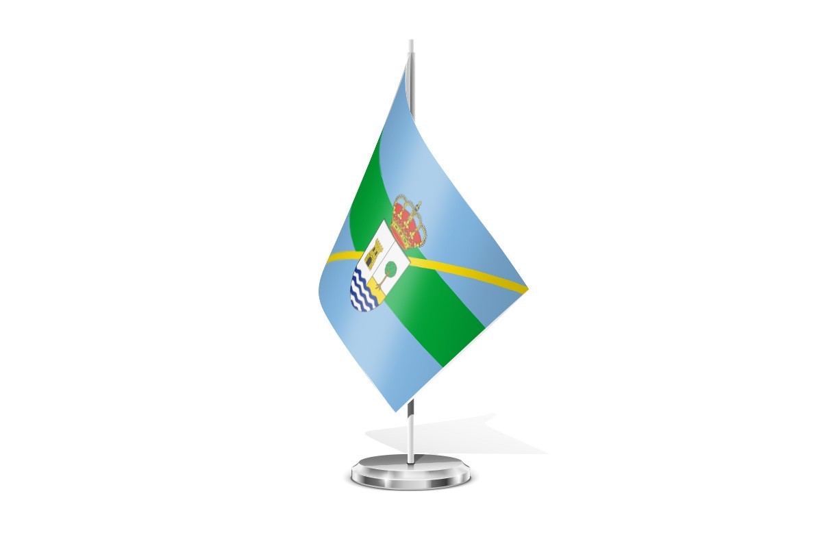 Bandera de mesa de Punta Umbría