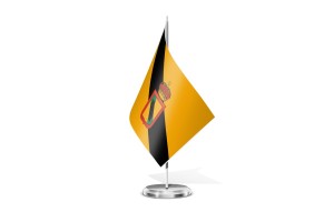 Bandera de mesa de Rus 123