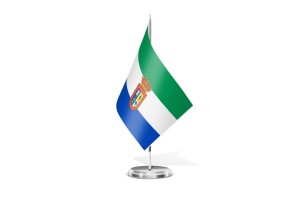 Bandera de mesa de Salteras 123