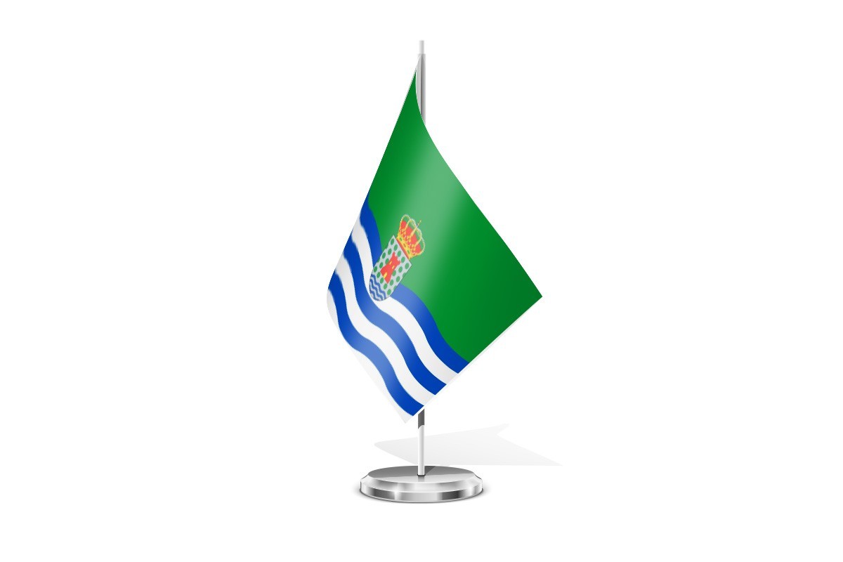 Bandera de mesa de Totalán