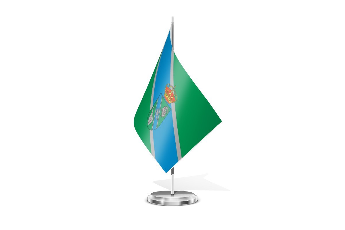 Bandera de mesa de Trevélez