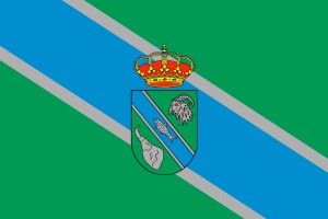 Bandera de mesa de Trevélez