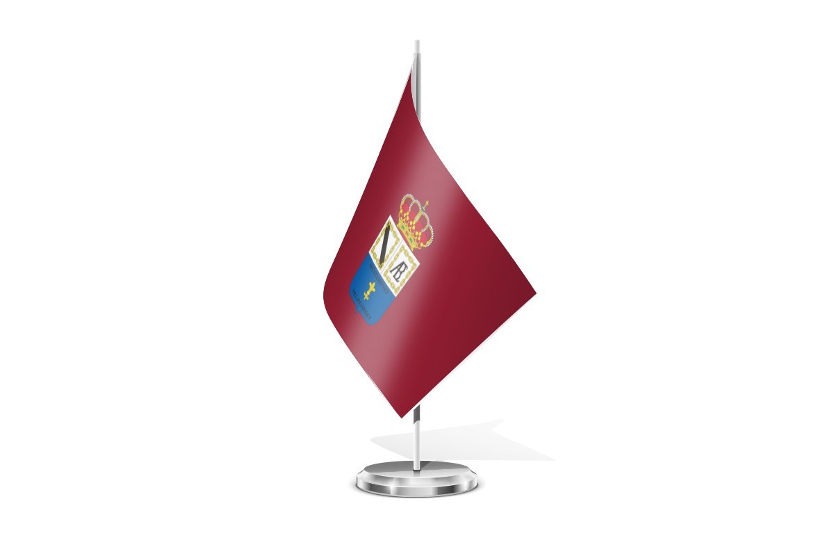 Bandera de mesa de Villamanrique de la Condesa