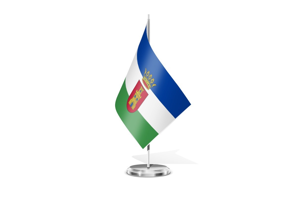 Bandera de mesa de Villamartín