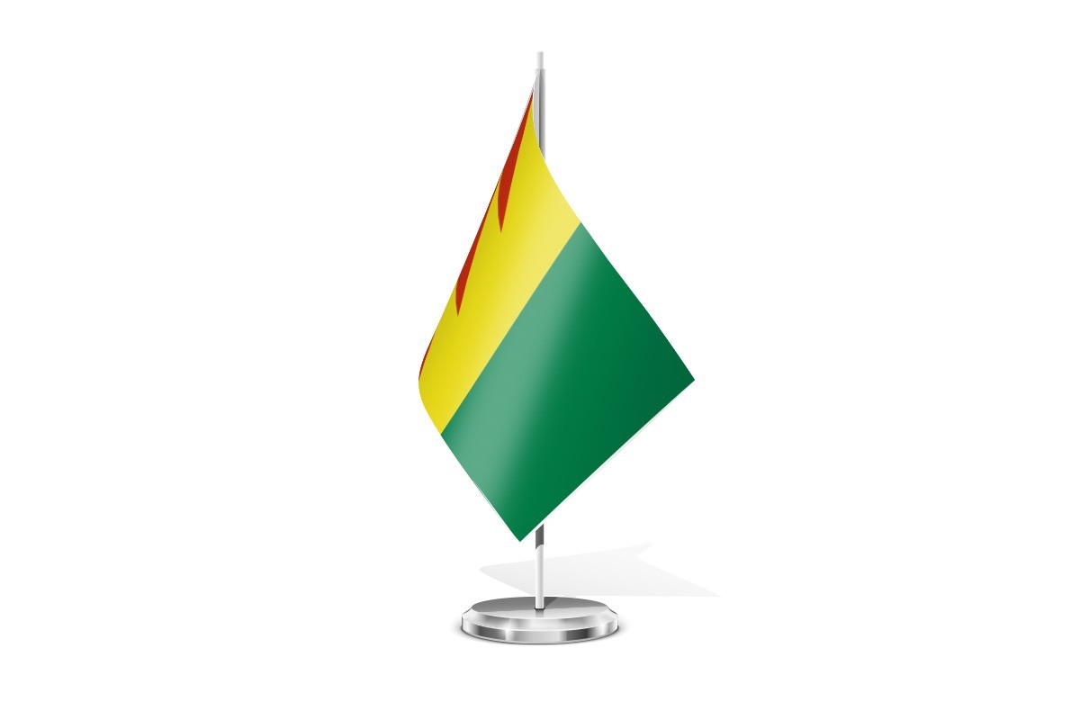 Bandera de mesa de Villanueva de San Juan