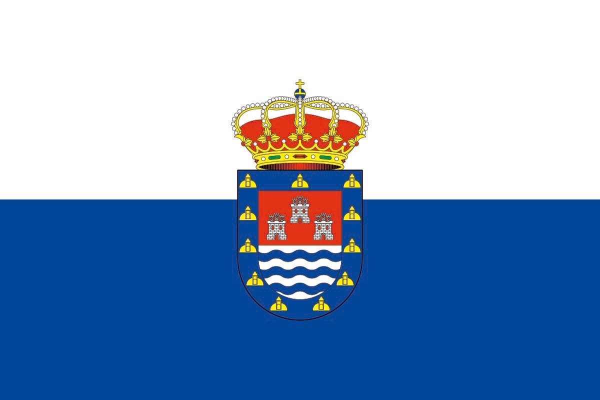 Bandera de mesa de Alcázares