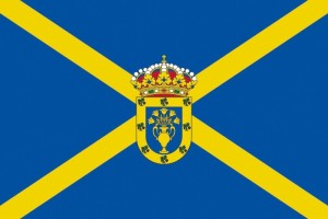 Bandera de mesa de Alesón